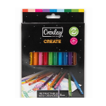 Croxley Create Retractable Crayons 12's box
